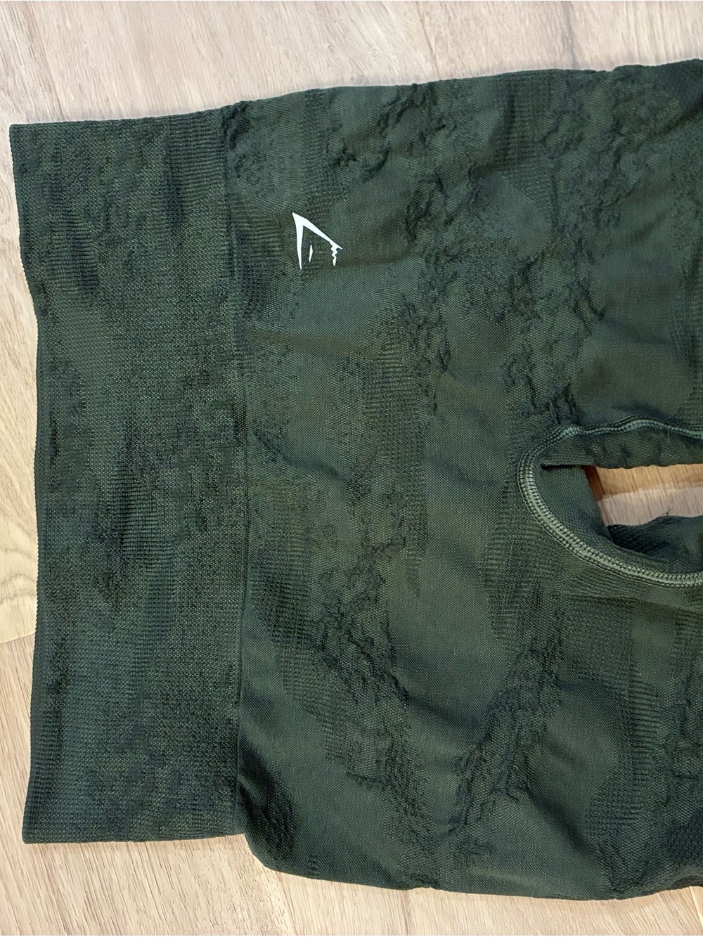 Women Olive Green gym shark Shorts